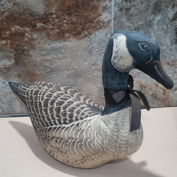 Vintage Canada Goose Plush Decorative Soft Sculpture - Picture 11 of 12